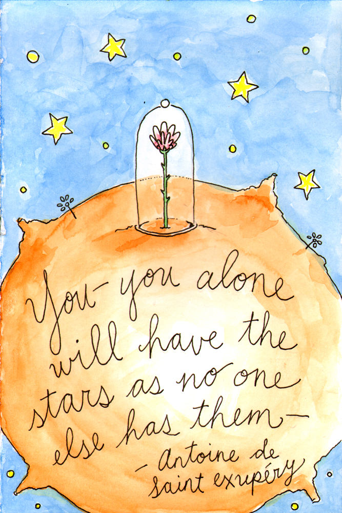We were supposed to read the little prince and write a caption in french i wrote: The Artist Prince Quotes. QuotesGram